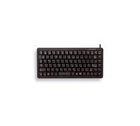 CHERRY Slim Line G84-4100 - Clavier - PS/2, USB - 86 touches - noir - Royaume-Uni (G84-4100LCMGB-2)