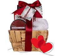- CHERRY SPA women' s bath set in a basket - 4-piece care set with shower gel, bath salt &amp bo COFFRET CADEAU BIEN-ETRE A TEL
