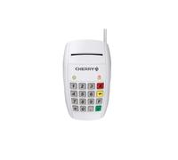 CHERRY ST-2100UG Lecteur de Commande d'Accès Intelligent, Lecteur de Carte/Puce, Clavier 16 Touches, Port USB, 150x92x55mm, Blanc, Certification CE