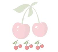 Cherry Stationery Paper:: 100 Sheets Decorative Writing Paper (Lined, Dotted, & Blank) - 8.5 x 11 Aesthetic Floral Letter Paper for Journaling, Notes, & Pen Pals