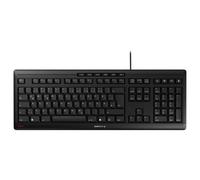 CHERRY STREAM CLAVIER - Clavier - 100% - full size - USB - QWERTY - Portugais - commutateur : CHERRY SX - noir/gris