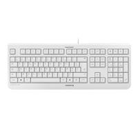 CHERRY STREAM KEYBOARD Clavier filaire, blanc grisé, USB, AZERTY - FR