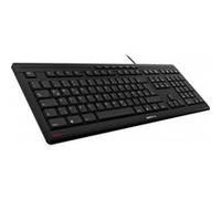 CHERRY STREAM clavier Bureau USB QWERTZ Allemand Noir