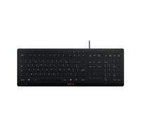 CHERRY Clavier Stream Protect – silicone amovible AZERTY, désinfectable, noir