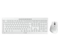 CHERRY Kit clavier et souris Stream Comfort radio allemand QWERTZ blanc