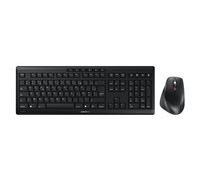 CHERRY STREAM DESKTOP COMFORT - ensemble clavier et souris - 100% full size - AZERTY - Français - gris noir Périphérique d'entrée