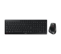 CHERRY STREAM DESKTOP COMFORT - Ensemble clavier et souris - 100% - full size - sans fil - 2.4 GHz - AZERTY - Français - commutateur : CHERRY SX - gris noir