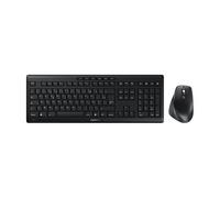 CHERRY STREAM DESKTOP COMFORT - Ensemble clavier et souris - 100% - full size - sans fil - 2.4 GHz - AZERTY - Français - commutateur : CHERRY SX - gris noir