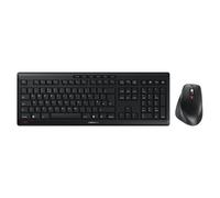 CHERRY STREAM DESKTOP COMFORT - Ensemble clavier et souris - 100% - full size - sans fil - 2.4 GHz - QWERTY - R.-U. - commutateur : CHERRY SX - gris noir