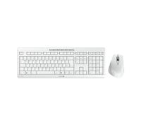 CHERRY STREAM DESKTOP COMFORT - Ensemble clavier et souris - 100% - full size - sans fil - 2.4 GHz - QWERTZ - Allemand - commutateur : CHERRY SX - gris blanc