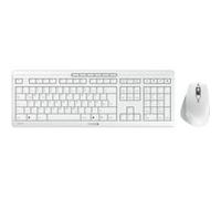 CHERRY Kit clavier et souris Stream Comfort radio allemand QWERTZ blanc