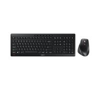 CHERRY Stream Desktop Comfort | Ensemble clavier et souris sans fil | Ergonomique et silencieux