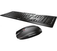 CHERRY STREAM DESKTOP Ensemble Clavier & Souris sans fil, noir, USB, AZERTY - FR