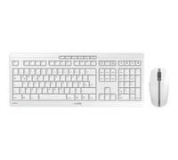 STREAM DESKTOP - Ensemble clavier et souris - sans fil - 2.4 GHz - Allemand - commutateur : CHERRY SX - gris pâle