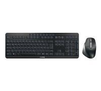 CHERRY Ensemble clavier et souris STREAM DESKTOP ULTIMATE - AZERTY sans fil 2.4GHz & BT5.2, noir
