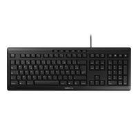 CHERRY STREAM KEYBOARD Clavier filaire, noir, USB, AZERTY - FR
