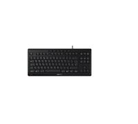 CHERRY STREAM KEYBOARD TKL - Clavier USB QWERTY UK, Technologie Ciseaux SX, Compact sans Pavé Numérique, Durée de Vie 20M, Certifié Blue Angel