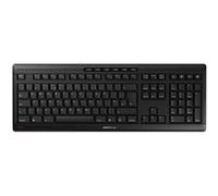 CHERRY Clavier sans fil Stream – UK (QWERTY) 2,4 GHz, touches silencieuses, noir