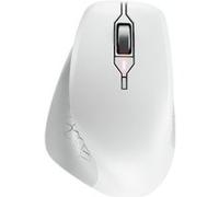 CHERRY Stream Mouse Comfort, Souris Ergonomique sans Fil avec Repose-Pouce Caoutchouté, Spécialement pour Droitiers, sans Fil 2.4 GHz, 6 Boutons Silencieux, Blanc
