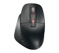 Cherry Stream Mouse Ultimate, Souris Ergonomique Multi-Appareils, Bluetooth, 2,4 GHz et Filaire, Molette de Défilement Personnalisable, pour Droitiers, Noir