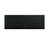 CHERRY STREAM PROTECT WIRELESS, Taille réelle (100 %), Sans fil, RF sans fil, Commutateur de touche « ciseaux », AZERTY, Noir JK-8552FR-2