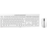 CHERRY Kit clavier+souris Stream Desktop Recharge – Sans fil 2,4 GHz QWERTZ, blanc grisé
