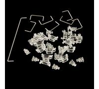 Cherry Style OEM Clear PCB Stabilisateurs PCB Axis Satellite 7U 6.25u 2U pour commutateurs MX Clavier Mécanique Gros Touches (625u 96 104 Set)