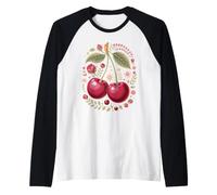 Cherry Sweet Little Stone Fruit Cherry Lover Manche Raglan