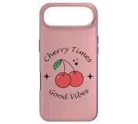 Cherry Times, Une Paire de Cerises rétro minimalistes Coque pour iPhone Air