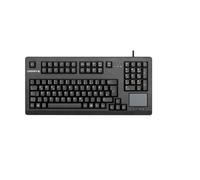 CHERRY TouchBoard G80-11900, Disposition espagnole, Clavier QWERTY, Clavier Filaire, Clavier mécanique, mécanique ML, pavé Tactile intégré, Peu encombrant, Ergonomique, Noir