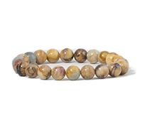 Cherry Tree Collection Naturel Pierre précieuse de pierres semi-précieuses Perles Bracelet extensible 8 mm Perles rondes 17,8 cm, Venus Jasper
