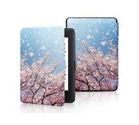 (Cherry Tree, Paperwhite 3 2015) Étui Smart Cover en cuir PU pour Kindle Paperwhite 6 pouces (1re à 7e génération)