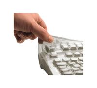 CHERRY WetEx - Couvercle de protection clavier G84-4100 - Transparent - Épaisseur 0.25mm - Résistance liquide, huile, alcool isopropylique - Température -40°C à 70°C