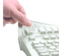 CHERRY WetEx, Film de Protection Flexible pour Clavier CHERRY G84-5500, Format ISO, Protège-Clavier Fiable Contre Les Salissures dues aux Liquides, Poussières, Débris