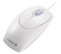 CHERRY WheelMouse - Souris - droitiers et gauchers - optique - 3 boutons - filaire - PS/2, USB - gris clair G