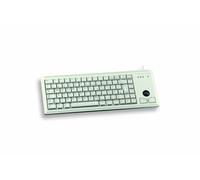 Cherry Wired Grey PS/2 Compact Keyboard with Trackball, QWERTY (UK) British Layo