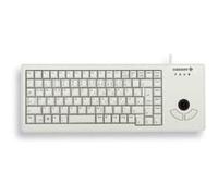 CHERRY SECURE BOARD 1.0, Disposition UK, clavier QWERTY, clavier de sécurité filaire avec lecteur intégré pour cartes à puce et cartes/tags avec interface RF/NFC, Noir