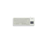 CHERRY XS Touchpad Clavier USB QWERTZ Allemand Gris, 89 Touches, Touchpad Intégré, Câble 2.5m, G84-5500LUMDE-0