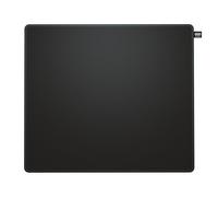 CHERRY XTRFY GP5, Tapis de Souris de Gaming en Tissu L (460 x 400 x 4 mm), Surface Lisse Rapide et Précise, Bords Cousus, Antidérapant, Lavable en Machine, Noir