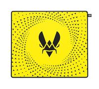 CHERRY XTRFY GP5, Tapis de Souris de Jeu L (460 x 400 x 4 mm), Speed-Pad Lisse pour la Précision, Bords Cousus, Antidérapant, Lavable, Vitality Yellow