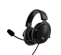 Xtrfy H2, Casque gaming pro, optimisé pour l’esport coussinets extra larges avec mousse à mémoire de forme, microphone amovible, câble tressé, Noir