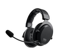 CHERRY XTRFY H3 Wireless, Casque De Gaming sans Fil, Son Optimisé pour Les Esports, Idéal pour Les Jeux, Le Streaming & La Musique, Microphone Détachable, Noir