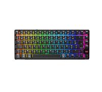 Cherry XTRFY K33 Compact Wireless, Clavier Gaming sans Fil Mem-chanical 75%, Multi-Appareils, Rétroéclairage RGB, IP54 Résistant à la Poussière et Aux Éclaboussures, Disposition FR (AZERTY), Noir