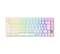 Cherry XTRFY K33 Compact Wireless, Kabellos, USB + RF Wireless + Bluetooth, Mem-chanical key switch, QWERTZ, RGB-LED, Wei?