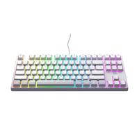 CHERRY XTRFY K4V2 - Clavier - RGB - 80% - TKL - backlit - USB - AZERTY - Français - commutateur : CHERRY MX2A Red - blanc
