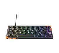 Cherry XTRFY K5 Pro TMR Compact - Clavier de Jeu Filaire Magnétique, Commutateurs MK Crystal Personnalisables, Hot Swap, Rapid Trigger, SnapKey, Réduction du Bruit, 8000 Hz, Disposition US (QWERTY