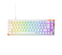 CHERRY XTRFY K5 Pro TMR Compact - Clavier Gaming Filaire Magnétique, Switches MK CRYSTAL Personnalisables, Hot-Swap, Rapid Trigger, SnapKey, Atténuation du Son, 8000 Hz, Disposition FR (AZERTY), Blanc