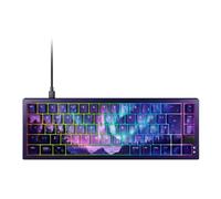 CHERRY XTRFY K5V2 - Clavier - 65% - compact - rétroéclairage - USB - QWERTZ - Allemand - commutateur : CHERRY MX Northern Light - bleu - avec GP6 Northern Light XL mousepad
