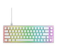 CHERRY XTRFY K5V2 - Clavier - 65% - compact - rétroéclairage - QWERTY - US - commutateur : CHERRY MX2A Red (échangeable à chaud) - blanc Blanc G