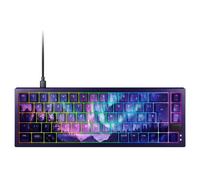 CHERRY XTRFY K5V2 - Clavier - 65% - compact - rétroéclairage - USB - QWERTZ - Allemand - commutateur : CHERRY MX Northern Light - bleu - avec GP6 Northern Light XL mousepad